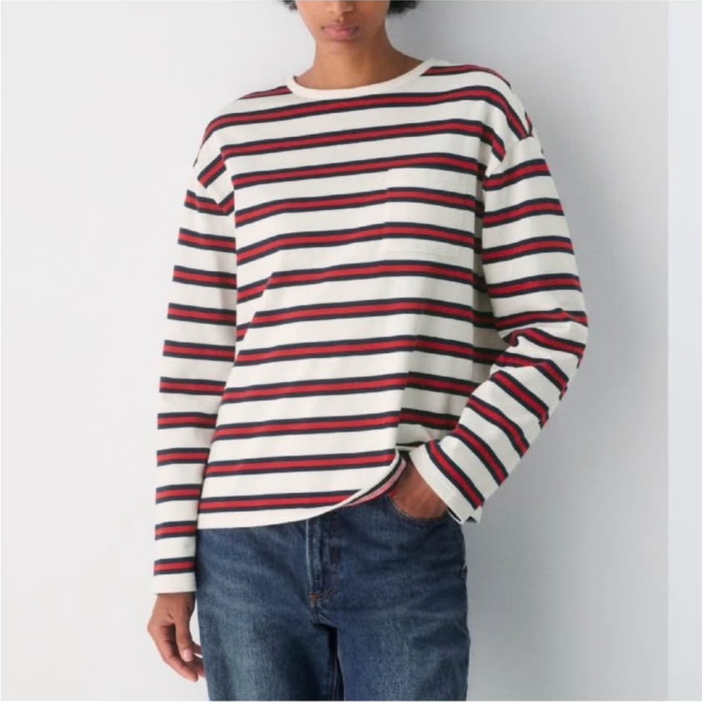 Aritzia Multicolor Striped Long Sleeve Tee
